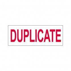 Duplicate Stock Stamp OS-17, 38x14mm